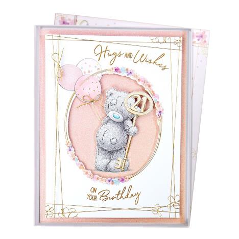 Hugs & Wishes 21th Birthday Me to You Bear Boxed Card £9.99